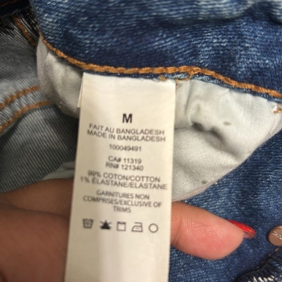 Garage high rise button front Jean denim skirt size medium- blue- brand NEW - Picture 6 of 6